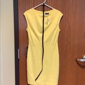 Yellow sleeveless dress from The Limited
